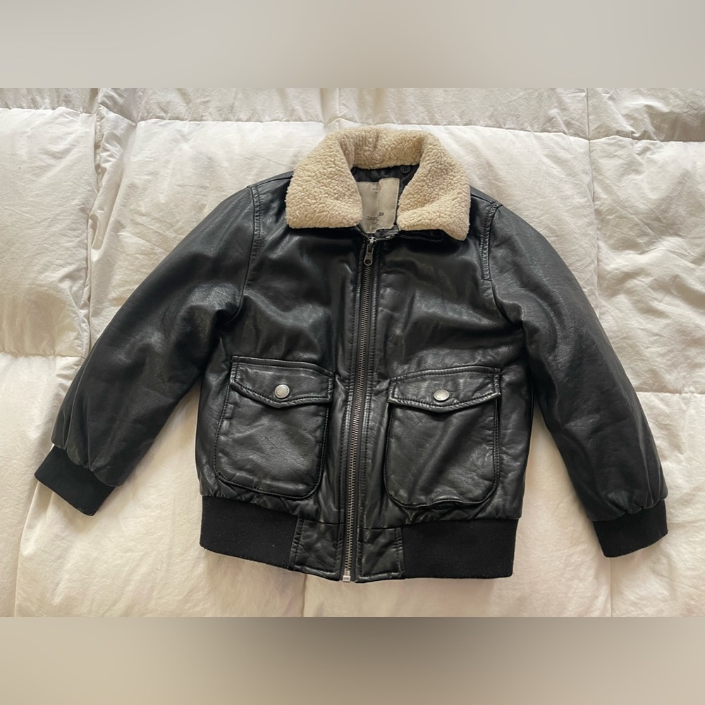 ZARA faux leather jacket